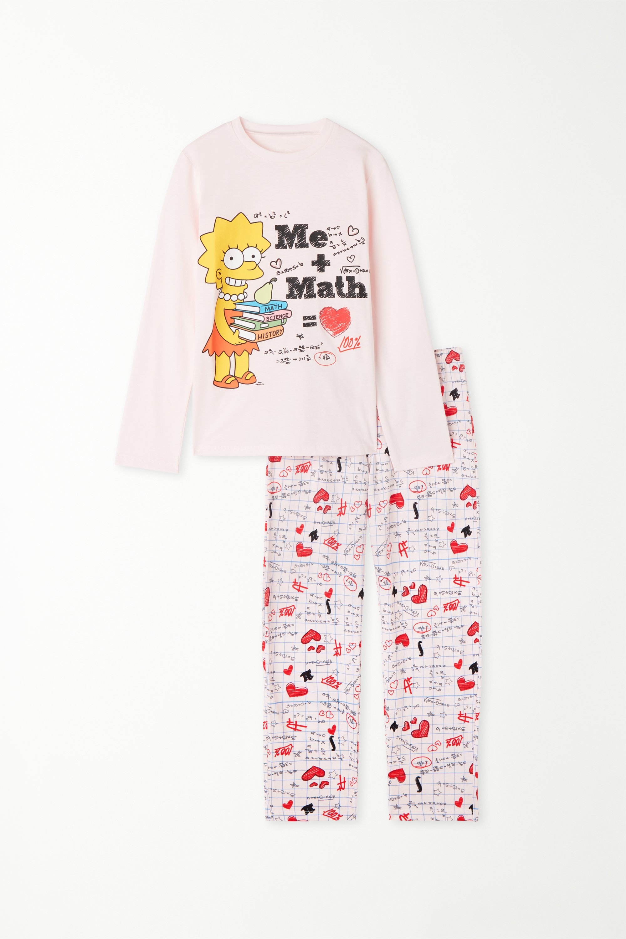 Pijama Largo con Estampado de The Simpsons