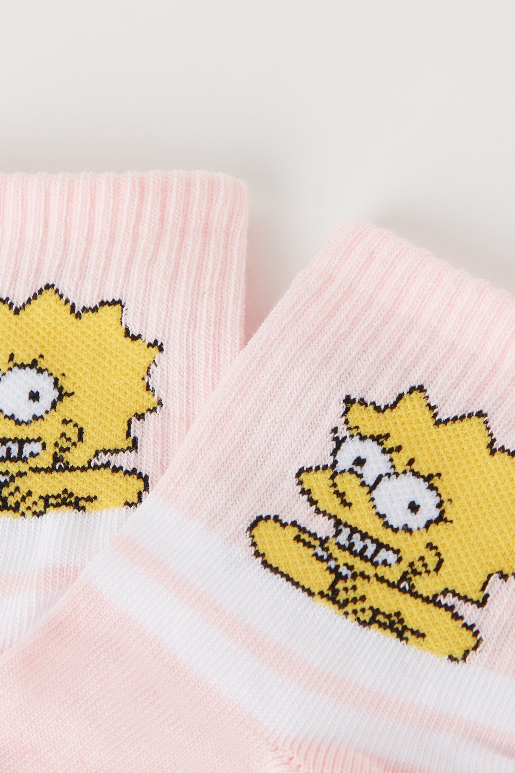 Calcetines Cortos de Niña con Estampado de The Simpsons