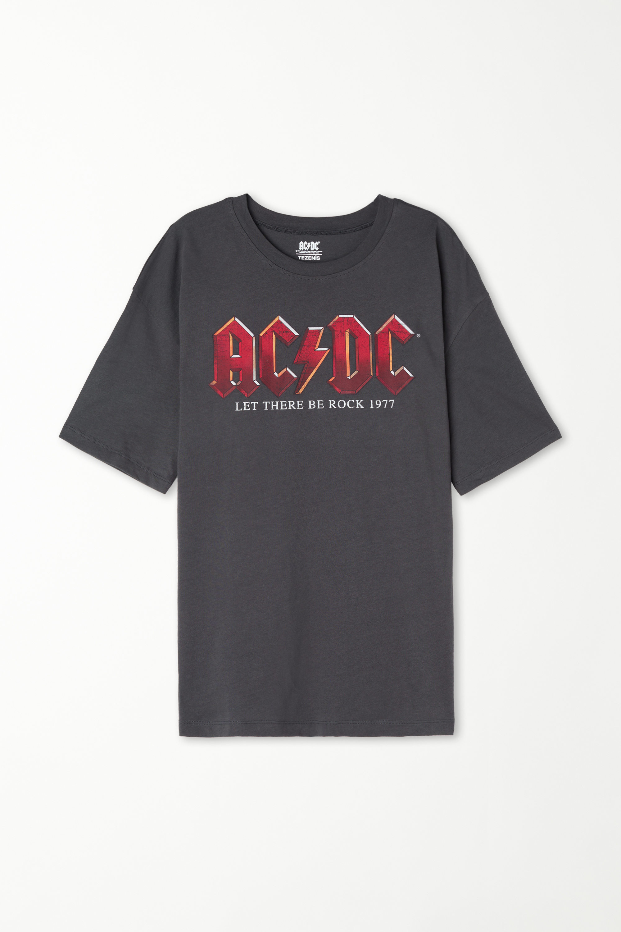 Unisex Póló Nyomott AC/DC Mintával