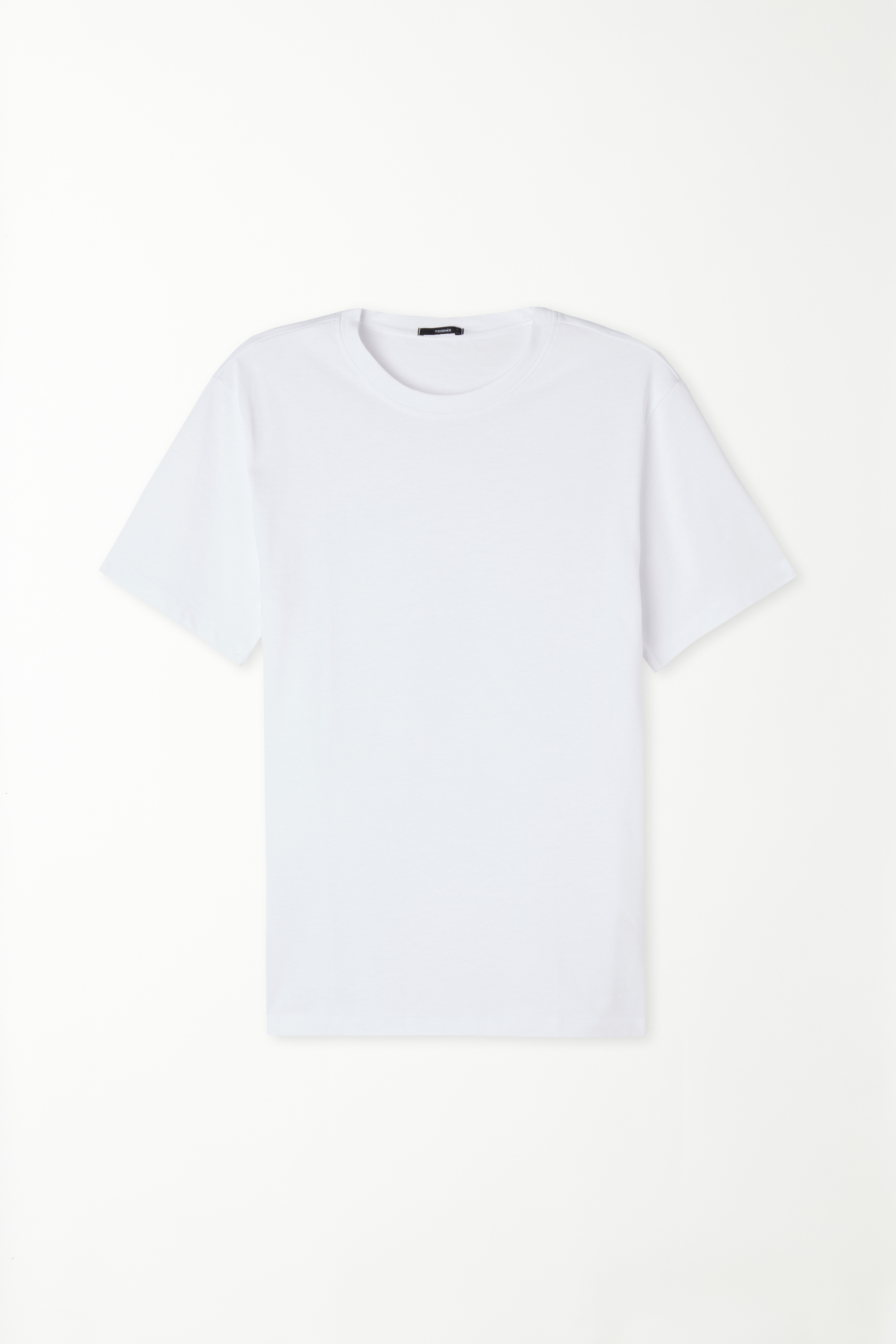 Crew-Neck 100$ Cotton T-Shirt