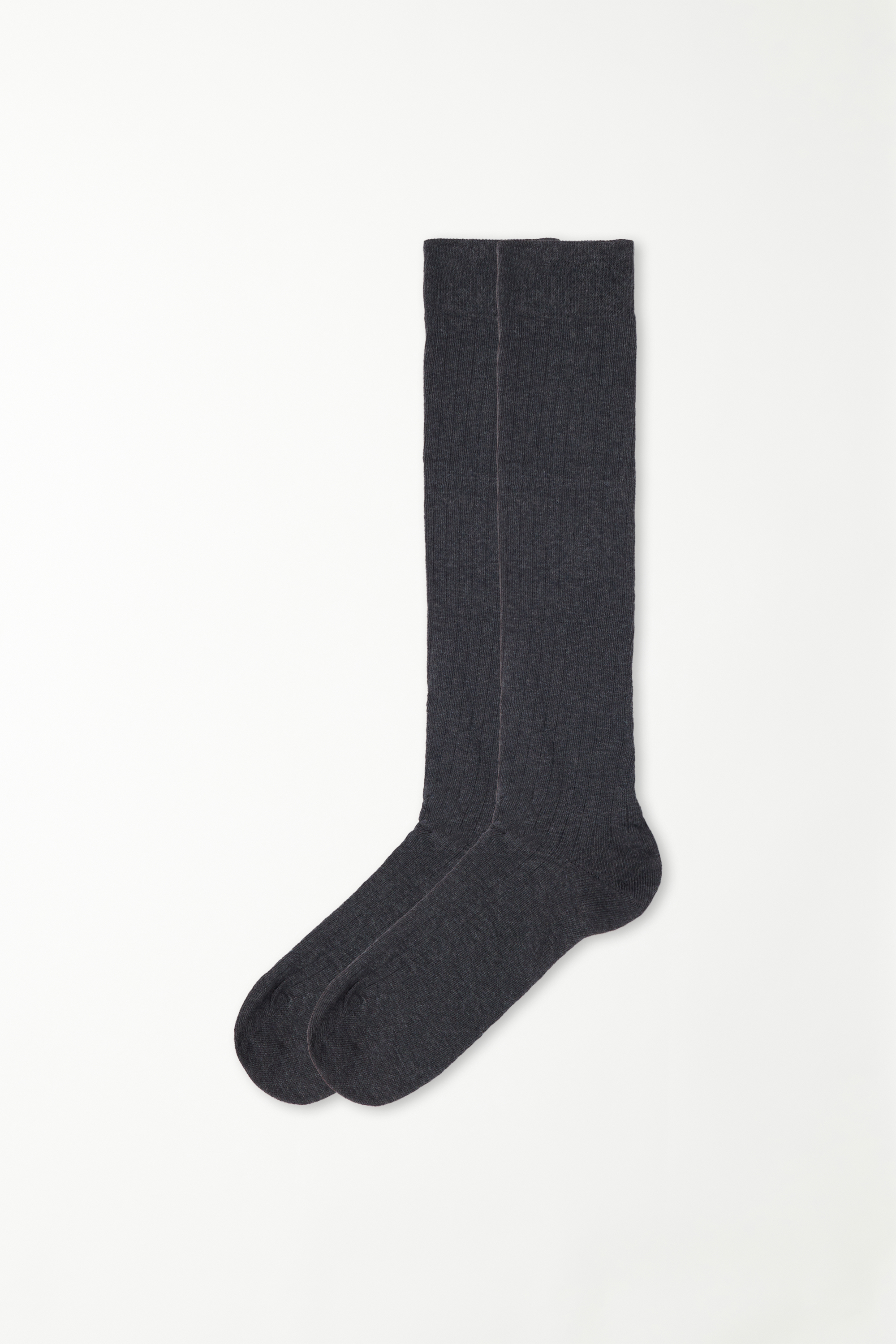 Dlouhé Pánské Ponožky z Žebrované Bavlny