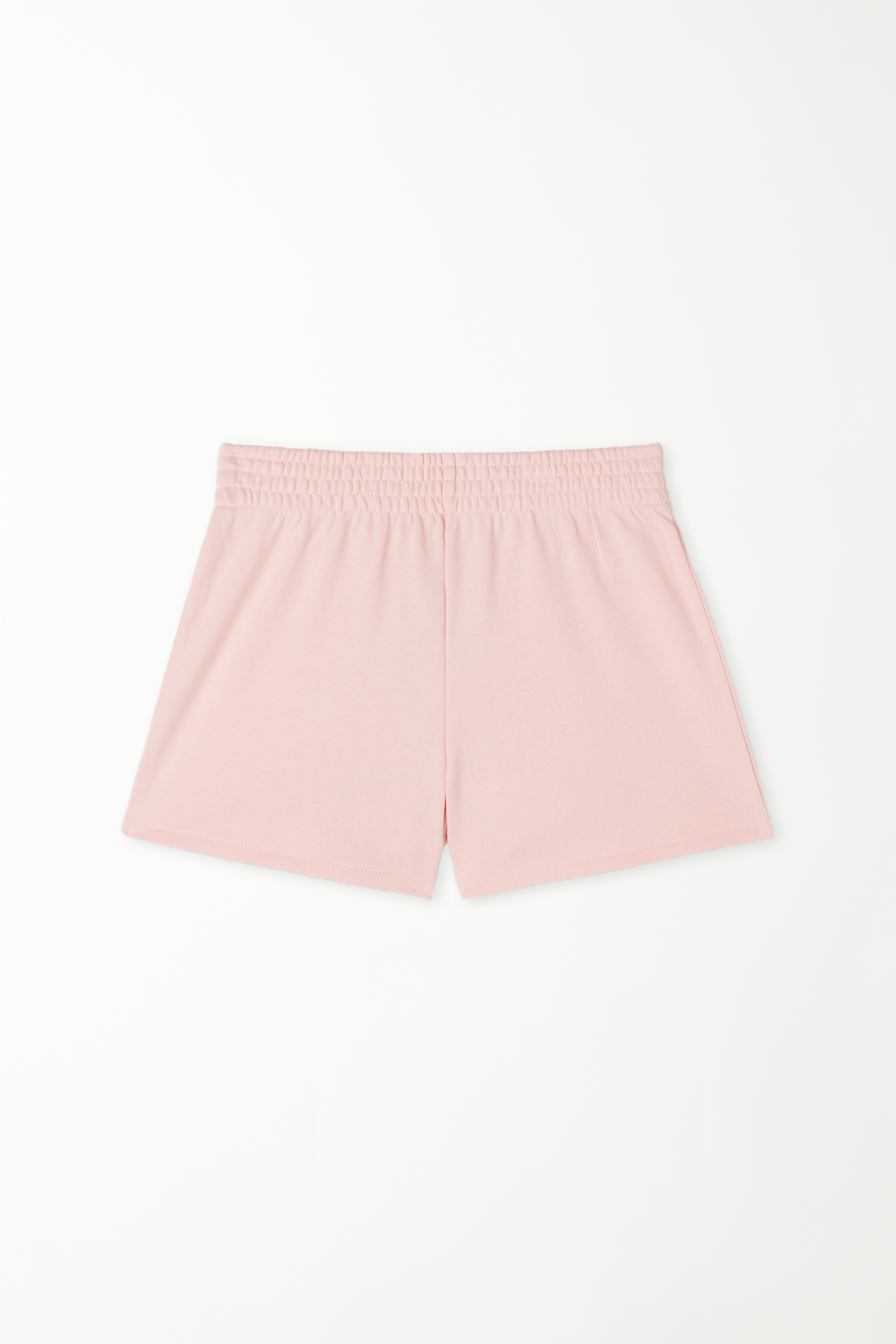 Basic-Shorts aus Baumwollsweatstoff für Mädchen